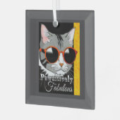 Pawsitiv Fabulous Cat Ornament Aus Glas (Vorderseite links)