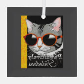 Pawsitiv Fabulous Cat Ornament Aus Glas (Rückseite)