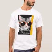 Pawsitiv Fabulous Cat T-Shirt (Vorderseite)