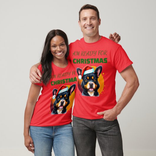 Pawsitiv frohe Weihnachten T-Shirt (Unisex)