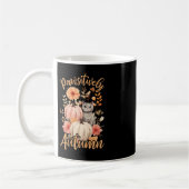 Pawsitiv Herbst-Kernkatzen fallen Hallowee Kaffeetasse (Links)