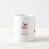 "Pawsitiv Ihre Valentinische Tasse" 🐾 💖 Verwandlungstasse (Mittel)