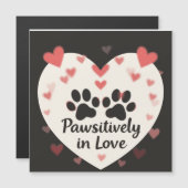 Pawsitiv in Liebe, Pawsome Magnetkarte (Vorne/Hinten)