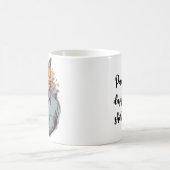 Pawsitiv klatschen in seinem Shirt und seiner Kraw Kaffeetasse (Mittel)