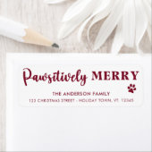 Pawsitiv Merry Custom Pet Paw Rücksendeadresse (Insitu)
