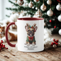 Pawsitiv Merry French Bulldog-Frenchie-Kaffee