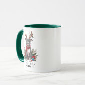 Pawsitiv Merry Pittbull Dog Weihnachtskaffee Tasse (Vorderseite Links)
