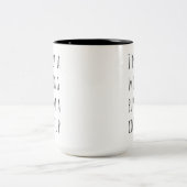 Pawsitiv Punny Coffee Cup - Niedliches Hundebeitra Zweifarbige Tasse (Mittel)
