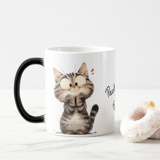 Pawsitiv Purfect Cat Coffee Tasse (Mit Donut)