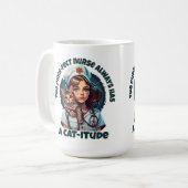 Pawsitiv Purfect Cat Nurse Kaffeetasse (Vorderseite Links)
