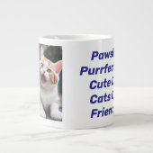 Pawsitiv Purfect Jumbo Tasse Design. (Vorderseite)