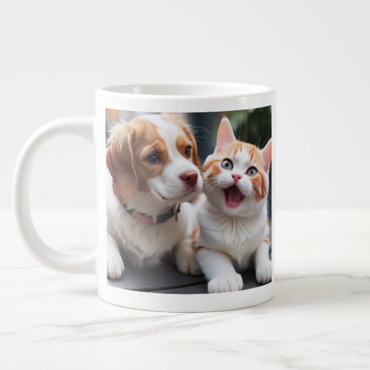 Pawsitiv Purfect Jumbo Tasse Design. (Links)