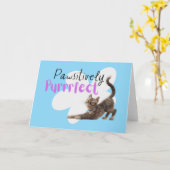 Pawsitiv Purfect Karte (Gelbe Blume)