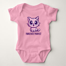 Pawsitiv Purfect, schöne Manga Kitten Baby Strampler