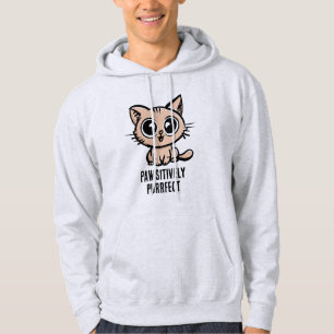 Pawsitiv Purfect, schöne Manga Kitten Hoodie