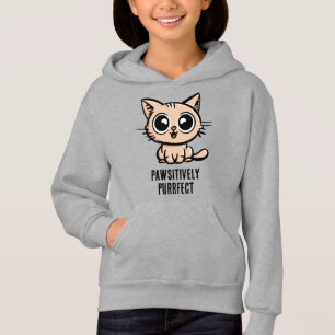 Pawsitiv Purfect, schöne Manga Kitten Hoodie