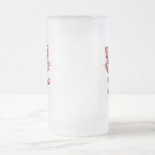 Pawsitiv Purfect, schöne Manga Kitten Mattglas Bierglas (Mittel)