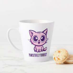 Pawsitiv Purfect, schöne Manga Kitten Milchtasse