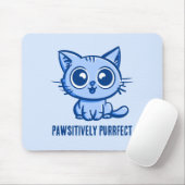Pawsitiv Purfect, schöne Manga Kitten Mousepad (Mit Mouse)