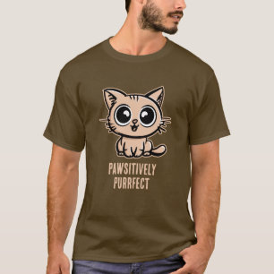 Pawsitiv Purfect, schöne Manga Kitten T-Shirt