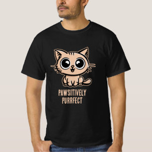 Pawsitiv Purfect, schöne Manga Kitten T-Shirt