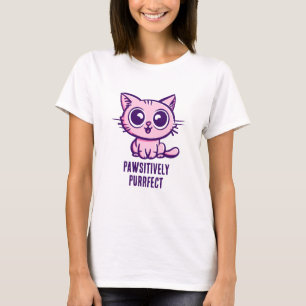 Pawsitiv Purfect, schöne Manga Kitten T-Shirt