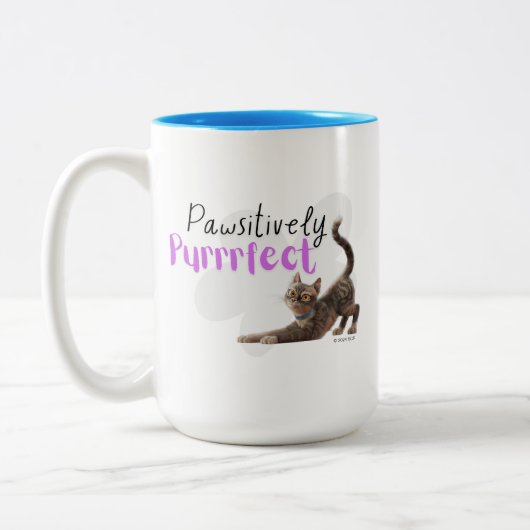 Pawsitiv Purfect Zweifarbige Tasse (Links)