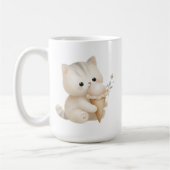 Pawsitiv Sweet Happy Cat mit Eiscreme Kaffeetasse (Links)