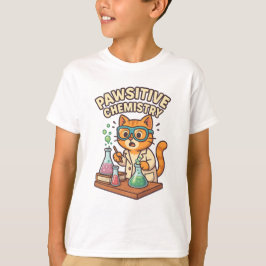 Pawsitive Chemie - Cat Scientist T - Shirt