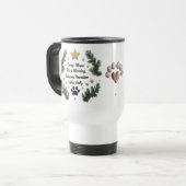 Pawsitive Kiefern - Festliche Tasse (Vorderseite Links)