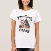 Pawsitive Merry T-Shirt (Vorderseite)