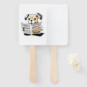 Pawsitive News Dog Reading Newspaper T - Shirt Fächer (Vorne und Hinten)