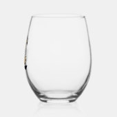 Pawsitive News Dog Reading Newspaper T - Shirt Weinglas Ohne Stiel (Links)