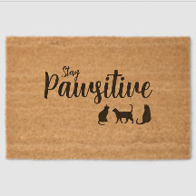 Pawsitive Schwarze Katze bleibe