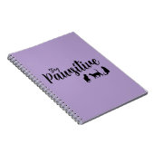 Pawsitive Schwarze Katze bleibe Notizblock (Rechte Seite)