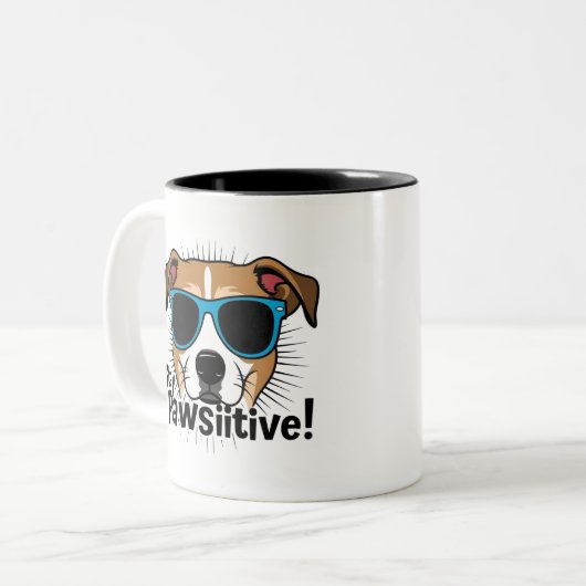 Pawsitive Tasse bleibe (Vorderseite Links)