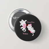 Pawsitive Vibes Button (Vorne & Hinten)