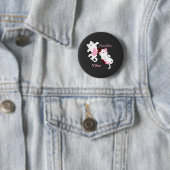 Pawsitive Vibes Button (Beispiel)