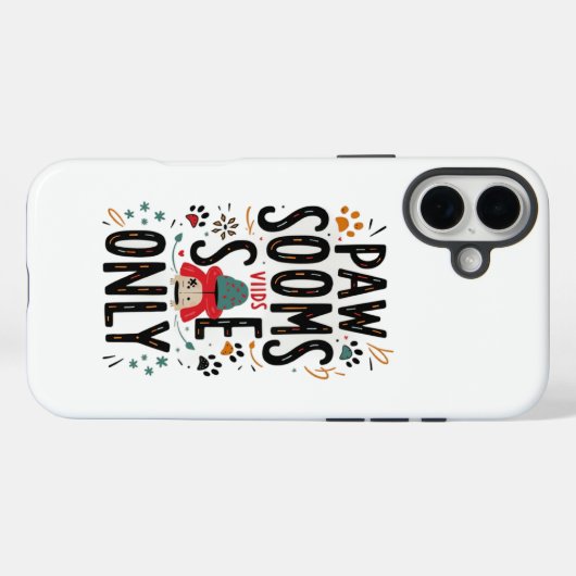 Pawsitive Vibes Case (Rückseite (Horizontal))