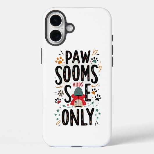Pawsitive Vibes Case (Rückseite)