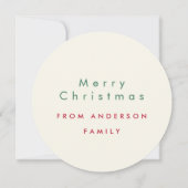 Pawsitive Vibes farbenfrohe Pet Circle Holiday Car Save The Date (Rückseite)