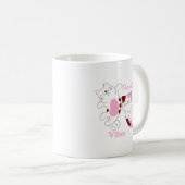 Pawsitive Vibes Kaffeetasse (VorderseiteRechts)