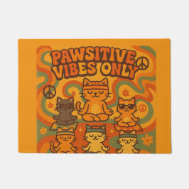 Pawsitive Vibes Only Fußmatte