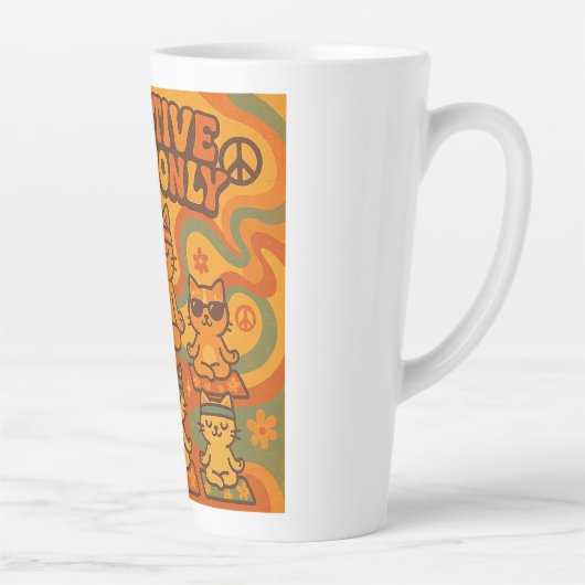 Pawsitive Vibes Only Milchtasse (Rechts)