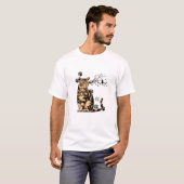 "Pawsitive Vibes" T-Shirt with Cat (Vorne ganz)