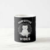 Pawsitive Vibes Zen Kitty Cat Besitzer Cat Mama & Kaffeetasse (Mittel)