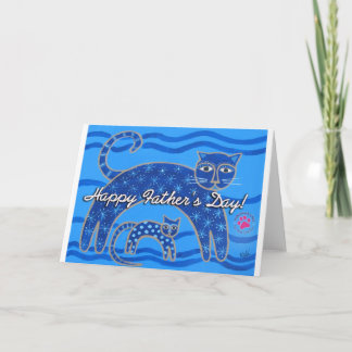 PAWSitively CATS Vatertag Card Karte