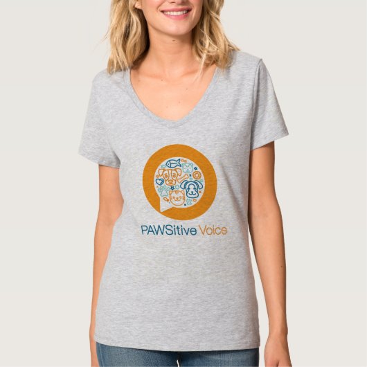 PAWSitively fantastischer Frauen lösen geeigneten T-Shirt (Vorderseite)