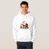 Pawsitively Jolly: Santa’s Merry Menagerie Hoodie (Vorne ganz)