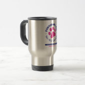 PAWSitively KATZEN Logo-Reise-Tasse Reisebecher (Vorderseite Links)